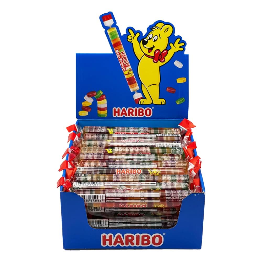 Haribo Mega-Roulette Fruchtgummi Rollen, 1er Pack (40 x 45g) - Image 3
