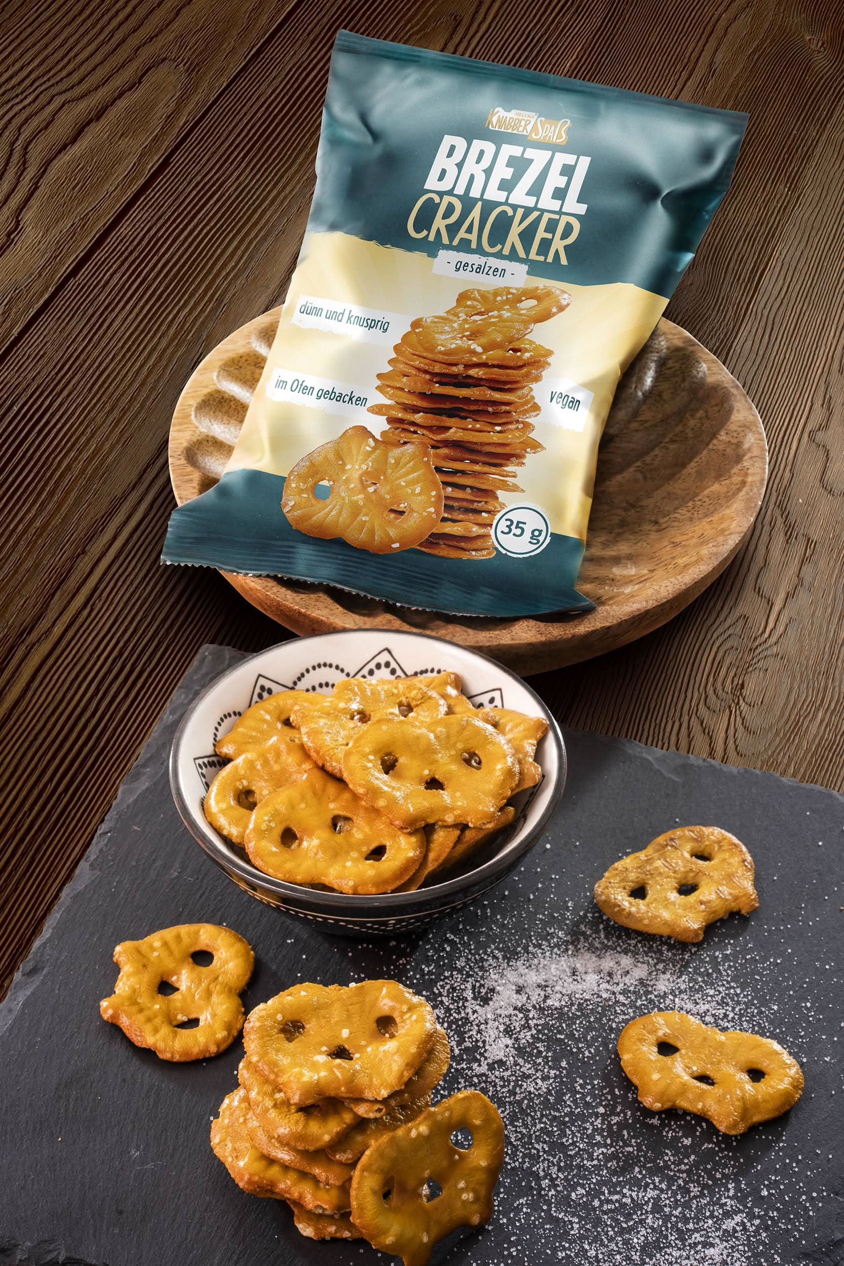 HELLMA Brezel Cracker Salz - 28 Mini-Beutel je 35g - Image 3