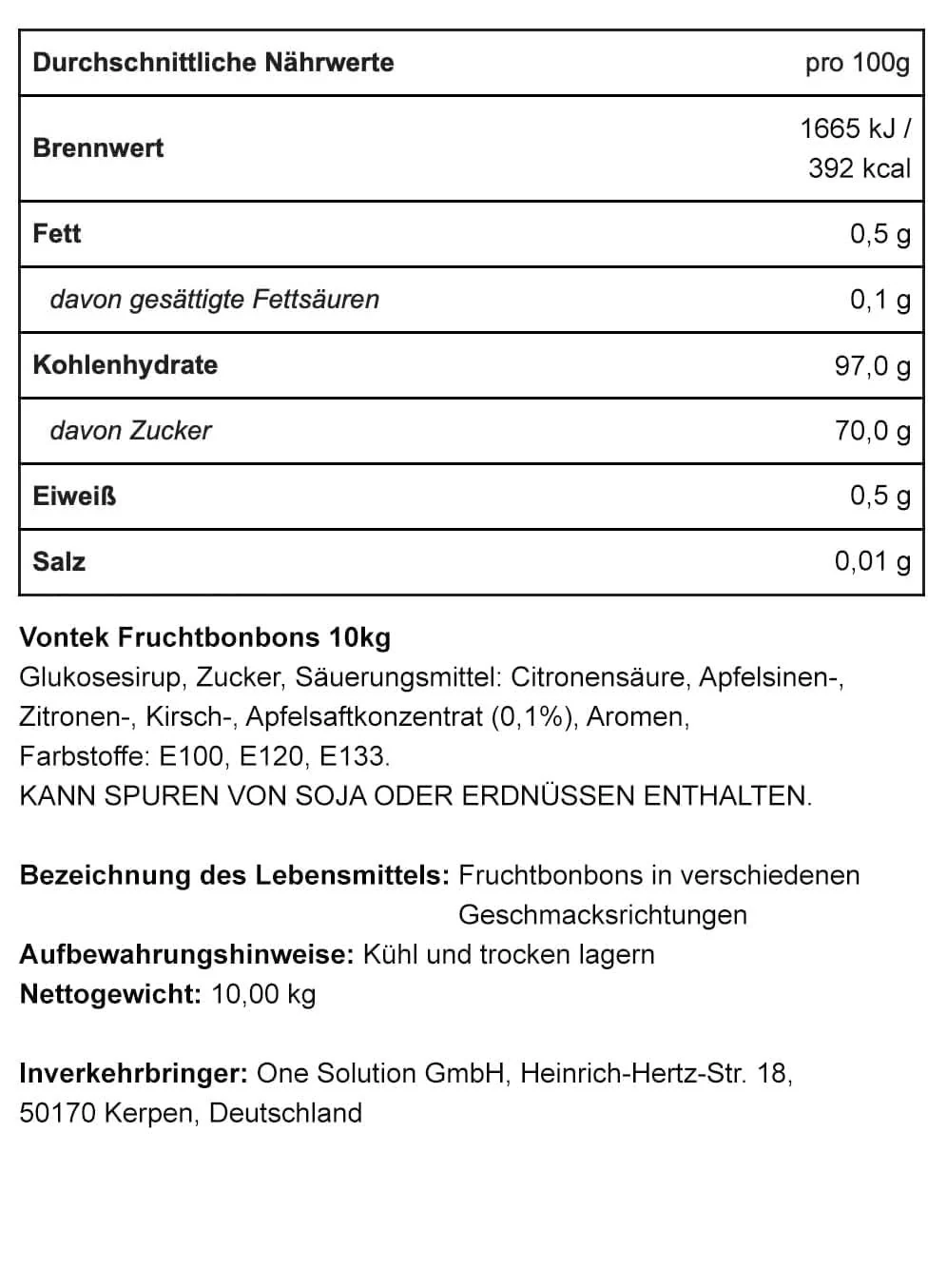 vontek 10 kg Bonbons Großpackung – 1800 Bonbons einzeln verpackt - Image 7